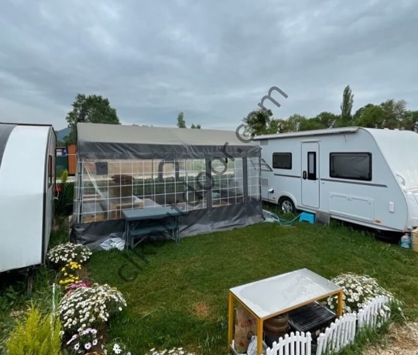 CLK 3x5 Metre Kamelya Bahçe Tentesi Kamp Karavan Kış Bahçesi Branda