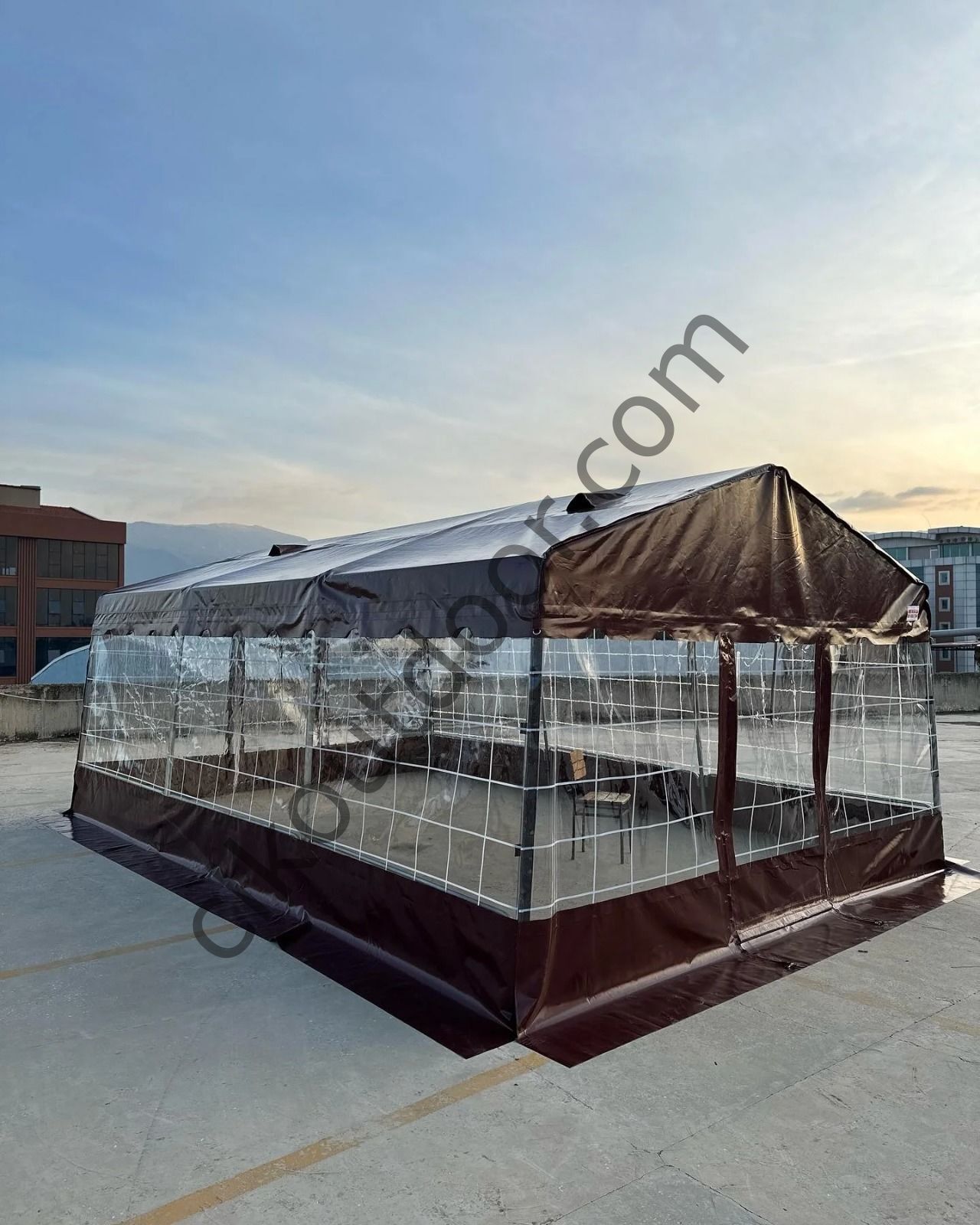 CLK 4x6 Metre Kamelya Bahçe Tentesi Kış Bahçesi Branda