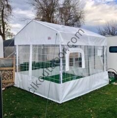 CLK 3x3 Metre Kamelya Bahçe Tentesi Kamp Karavan Kış Bahçesi Branda