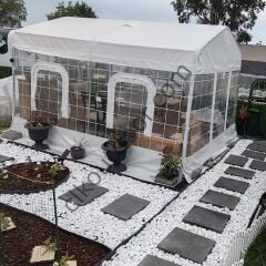 CLK 3x4 Metre Kamelya Bahçe Tentesi Kamp Karavan Kış Bahçesi Branda