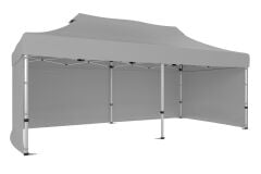 CLK 3x6 40mm Alüminyum Katlanabilir Tente Gazebo Çadır 3 Yan Kapalı