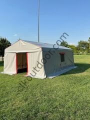 CLK 4x8 Metre Depo Şantiye Yemekhane Çadırı Galvaniz Borulu Kamelya